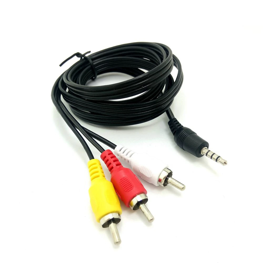 

1.5m original oxygen free copper 1/3 audio cable AV cable TV set-top box 3.5mm connection cable data cable