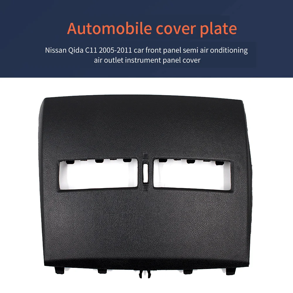 Dashboard Panel Cover LHD Car Finisher-Instrument For Nissan Tiida C11 2005-2011 Automobile Front Mounts Half Air Conditioner Vent Outlet