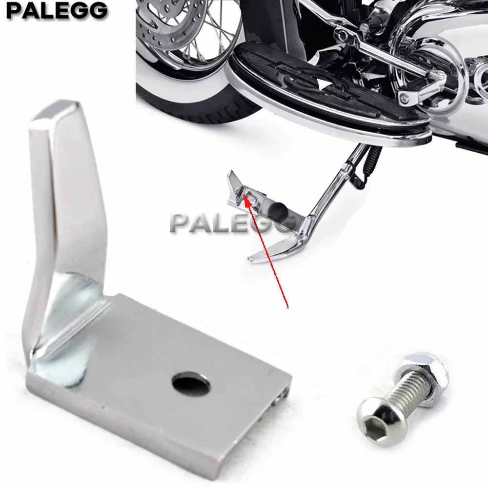 MotorcycleStandKickstandExtensionSupportChromeAluminumforHarley