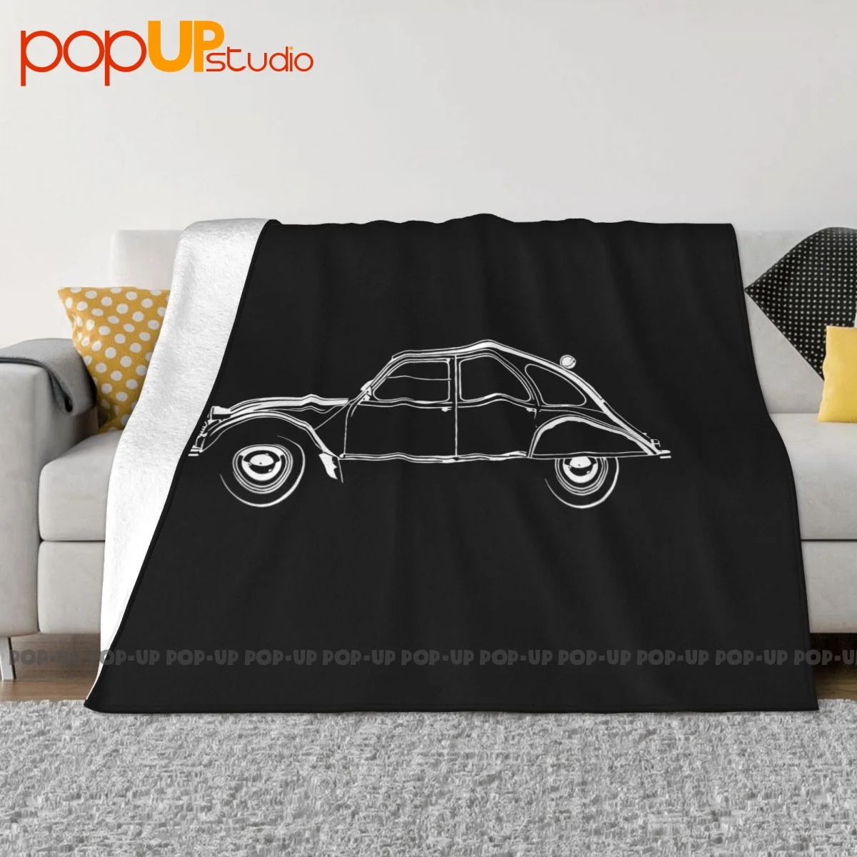 Coperta Citroen 2Cv Deux Chevaux Per Coperta Anti-Pilling Da Letto