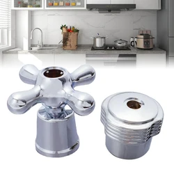 1pc Faucet Switch Handle Washbasin Handle Knob Cover Sink Tap Kitchen Bathroom Faucet Hand Wheel Accessories