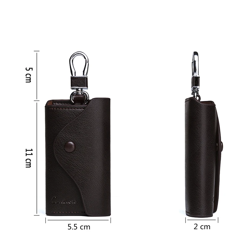 Men's Car Keys Wallets Genuine Cowhide Leather Male Key Holder Organizer Housekeeper Keychain Purse Key Ring Bag Keys Case Pouch,key organizer,key case,key purse,key holder