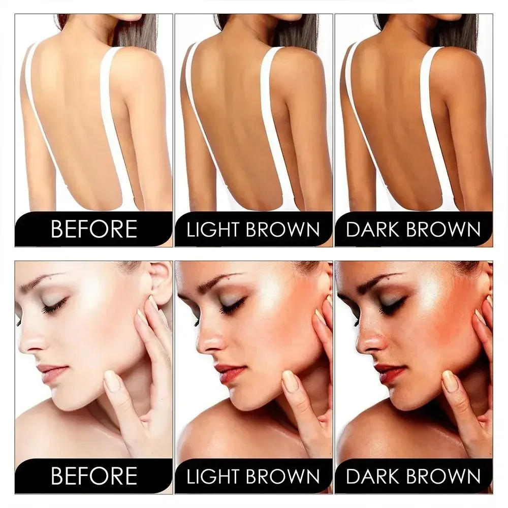 New Natural Tan Premium Shiny Brown Sunbeds Aloe Lotion Gel Brown Tanning Cream Accelerator Cream 6
