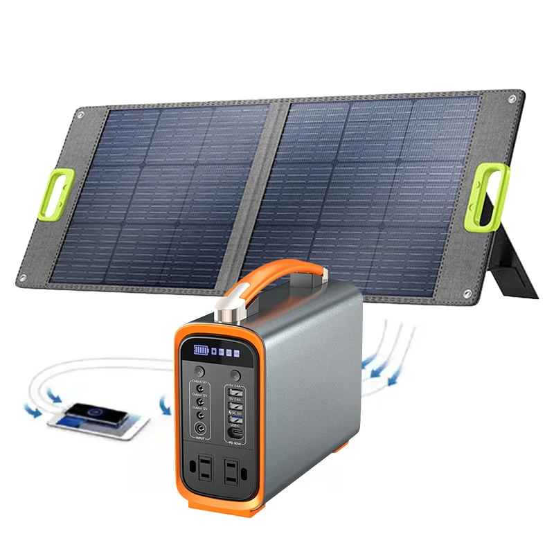 

Portable Power station lifepo4 Generator 100W 200W 300W 500W 2000W solar power station For Outdoor Emergency Power Supply