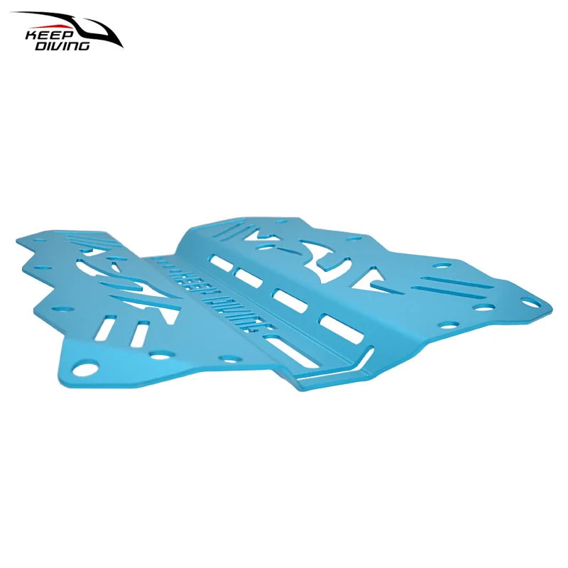 Wing FLY SIDE - Plaque arriere en acier inoxydable de 6 mm Couleur black