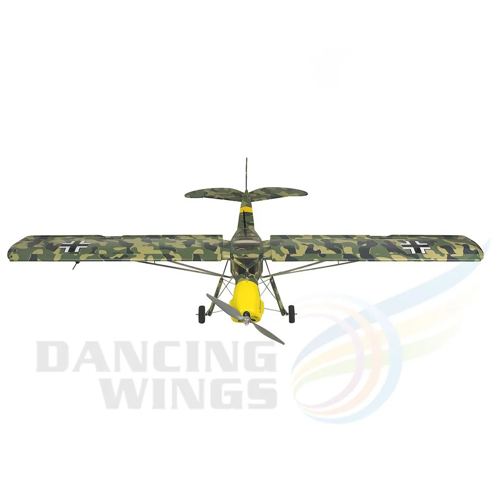 DW Hobby New SCG21 Fieseler Fi 156 Storch 1600mm (63") Balsa Storch Balsa ARF PNP RC Airplane Film Covering Finished 2