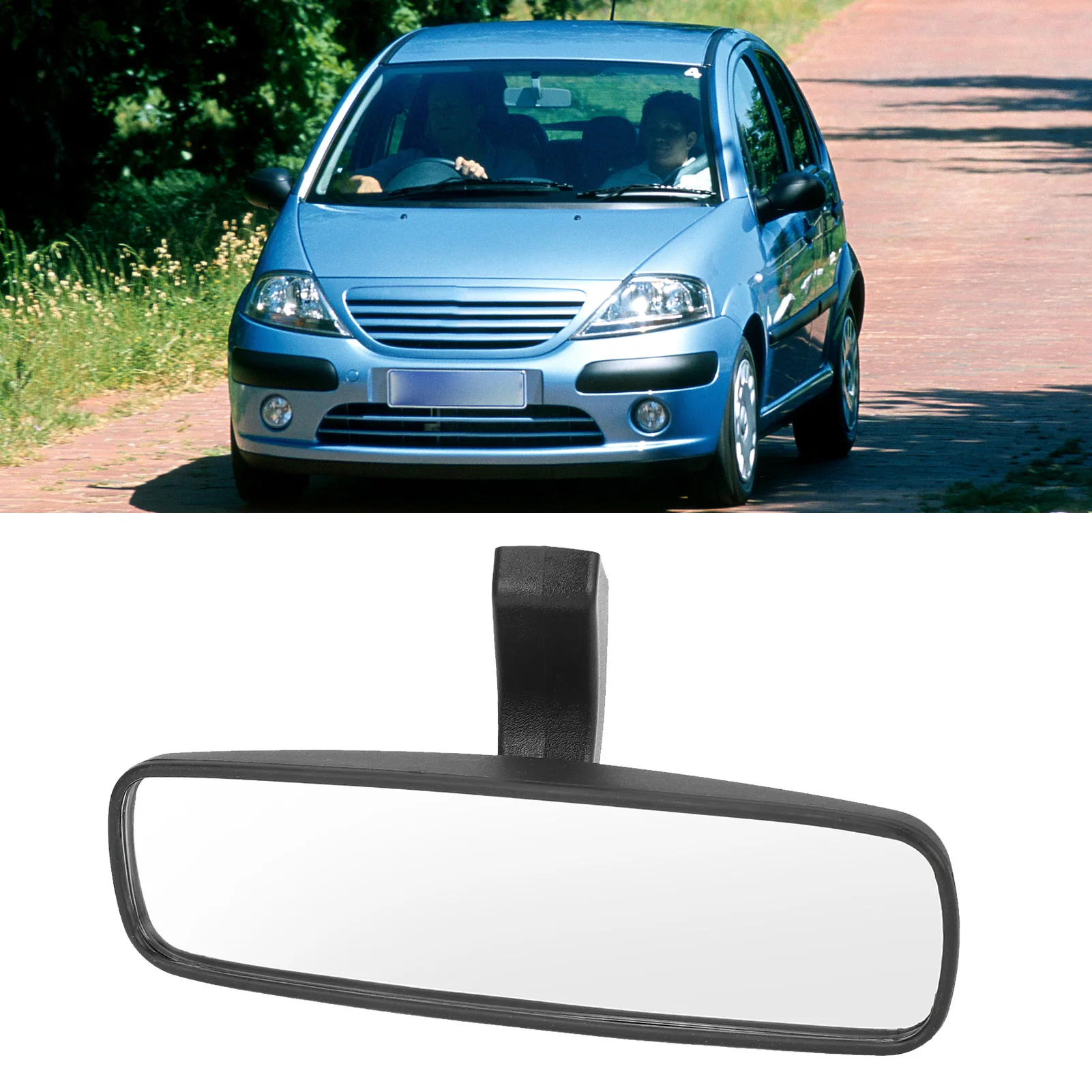 Car Inner Mirror 8148Y7 Enhance Driving Safety Easy Install Stable Performance Interior Rear View Mirror for C3 I C4 I C5 I II