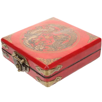 Vintage Wooden Keepsake Boxes Jewelry Box Decorative Storage Chinese Trinket Box Ring Holder Earring ganizer Wooden Boxes For