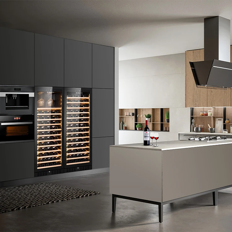Vinopro Top New Product Wine Refrigerator Cooler Built-in 330L And 108 Bottles Compressor Refrigerator For Wine