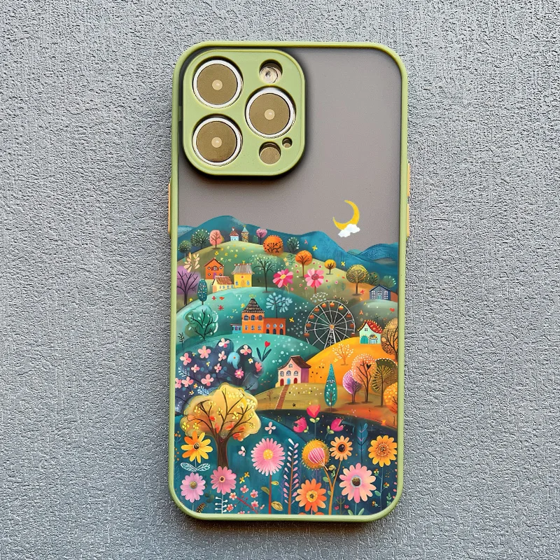 Wildflower Field Collective Farm Phone Case - Vibrant Floral Design Back Cover