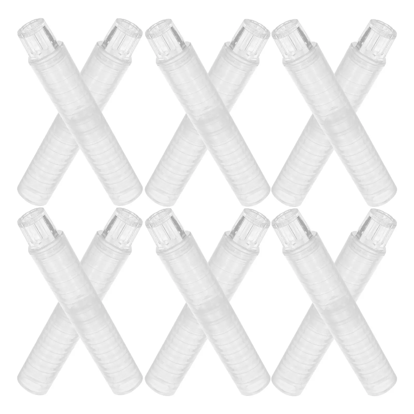 12Pcs 회전식 분필 홀더 플라스틱 매끄러운 표면 사용하기 쉬운 교실 사무실 교사 분필 연장 클립 낙서 펜 클램프