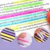 Highlighter Tape，1280 Pcs Long Transparent Highlighter Strips Page Markers Tabs for Annotating Books Removable Clear Highlighter 2