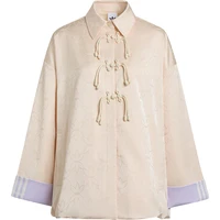 Veste ample brodée Trefoil authentique Adidas pour femme, nouvelle collection chinoise KW1997 5