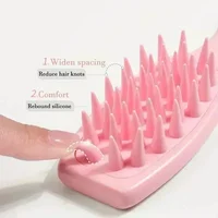 Silicone Shampoo Brush Extended Handle 3