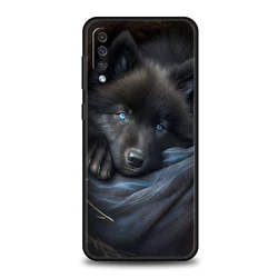 Lunar Wolf Night Silicone Phone Case Cover - Samsung A03s (A1)