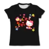 Hello Kitty Children's Pure Cotton Printed Boys and Girls Top T-shirt Short sleeved Pure Cotton Printed T-shirt Short sleeved 2