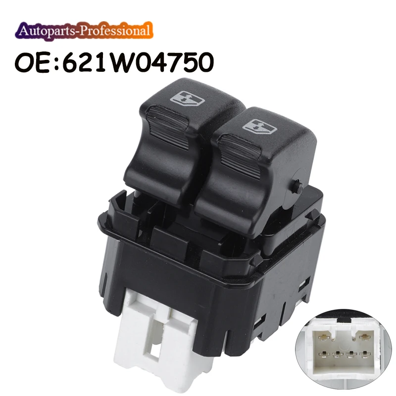 

High Quality Power Window Switch 621W04750 Fit For CHEVROLET AVEO KALOS TRES VOLUMES (T250 T255) 2005- Car Auto accessorie