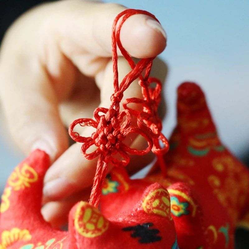 Year of The Plush Chinese Zodiac Animal Pendant for Doll 12/8c