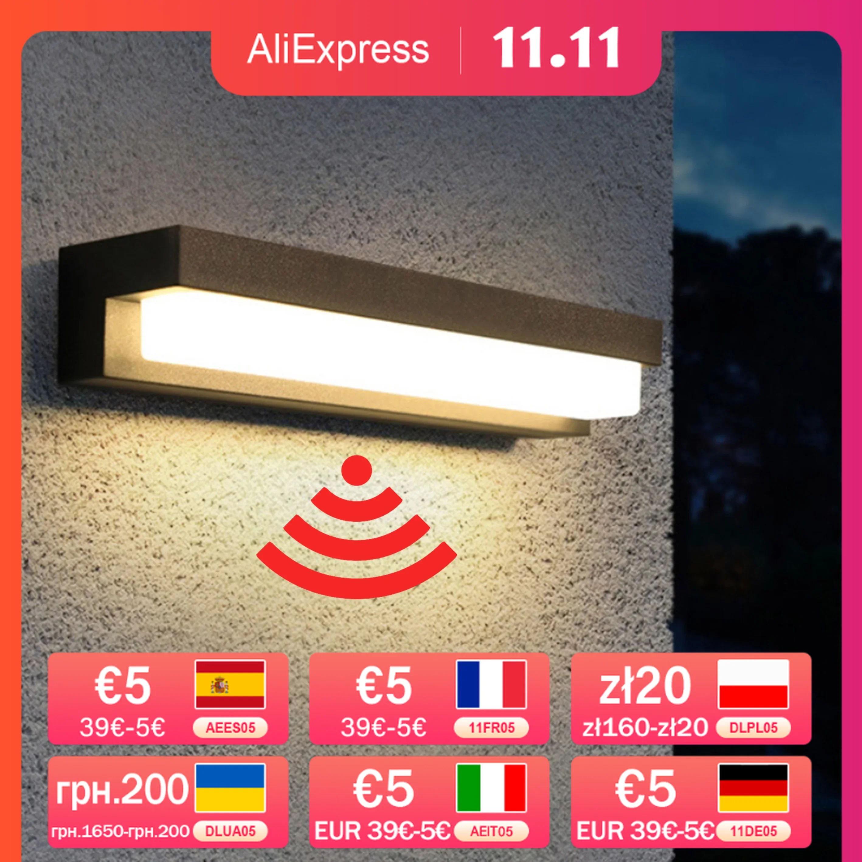 Solar LED Wall Light IP65 Waterproof Outdoor Wall Lamp with Motion Sensor Garden Balcony Decor Villa Door Number Indoor Lighting wall light led wall lamp motion sensor light