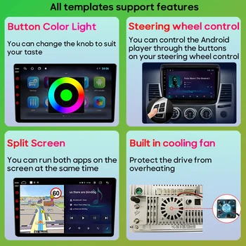 Autoradio Carplay per Toyota Aygo Peugeot 107 Citroen C1 2005-2014 Navigazione GPS Android Auto Video WiFi 4G Unità Schermo Senza 2din