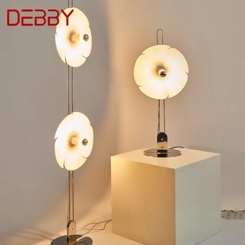 

DEBBY Nordic Retro Petal Floor Lamp luxury Modern Family Iiving Room Bedroom LED Creativity Decorative Standing Light