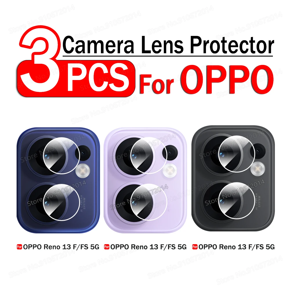 3-Pack HD Back Slim Camera Lens Protector - Soft Film