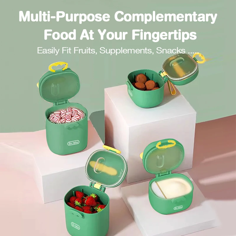 Baby Milk Powder Box Portable Infant Feeding Container Newborn Food Storage Box Powder Dispenser Kid Meal Toddler Snack BPA Free milk powder storage box