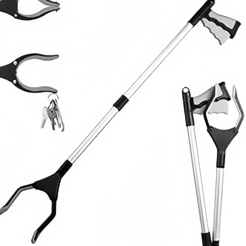 Portable Elderly Grabbing Tool Foldable Litter Reachers Pickers, Lightweight Extender Hand Tools Cleaning Sanitation Tongs