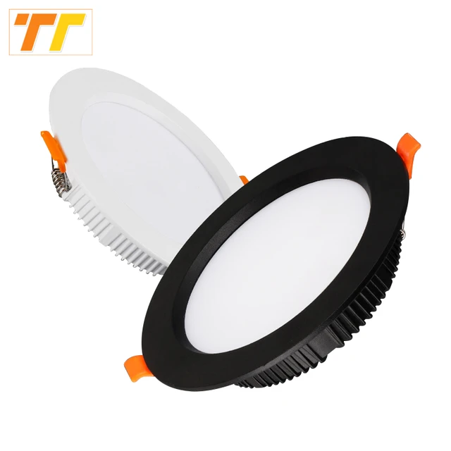 Foco LED empotrable para techo (3000 K, 4500 K, 6000 K, CA 110 V-240 V,  COB, iluminación LED de techo, para cocina, sala de estar, interior