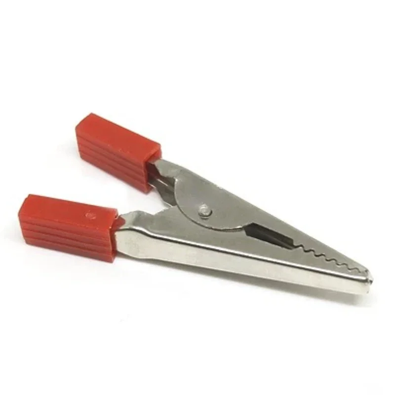 alligator clips test probes test hooks clips test clip test leads 10 pcs 50mm plastic handle test probe metal alligator clips