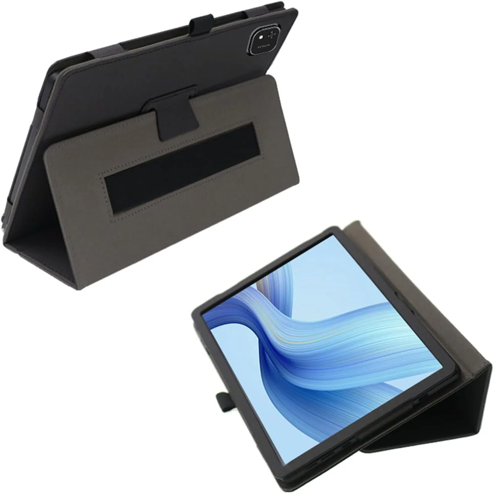 Premium Tablet Case with Kickstand Function - Shockproof PU Leather Protective Cover