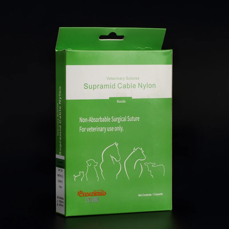 Supramide Suture Pseudo-monofilament Nylon Surgical White USP2/0 USP3/0, 100 m Sterile