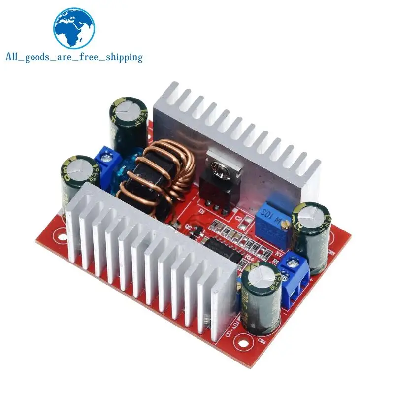 Dc 400W 15A Step-Up Boost Converter Alimentatore A Corrente Costante Driver Led Da 8.5-50V A 10-60V Caricabatterie Modulo Step Up