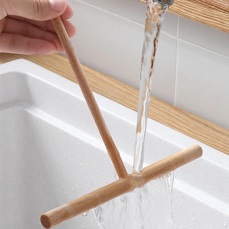 Pancake Tool 1/2PCS Crepe Maker Pancake Batter Wooden Spreader Stick Home DIY Cake Baking Omelette Pie Tools Hogar Cocina Home Kitchen Tool