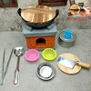 Dollhouse Mini Kitchen Furniture Toys Full Set Models for Doll House Kitchen Furniture Decorative Accessories 2