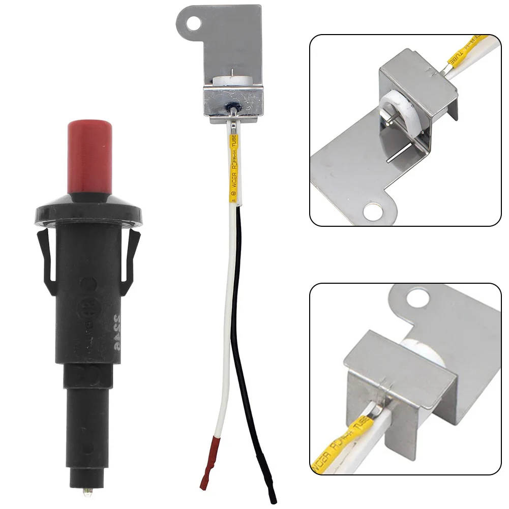 Pulsante Accensione Collettore Gas Camera Di Accensione 60092 Bruciatore A Gas Kit Di Accensione Di Ricambio Per Weber Q300 Q3000 Sostituzione P
