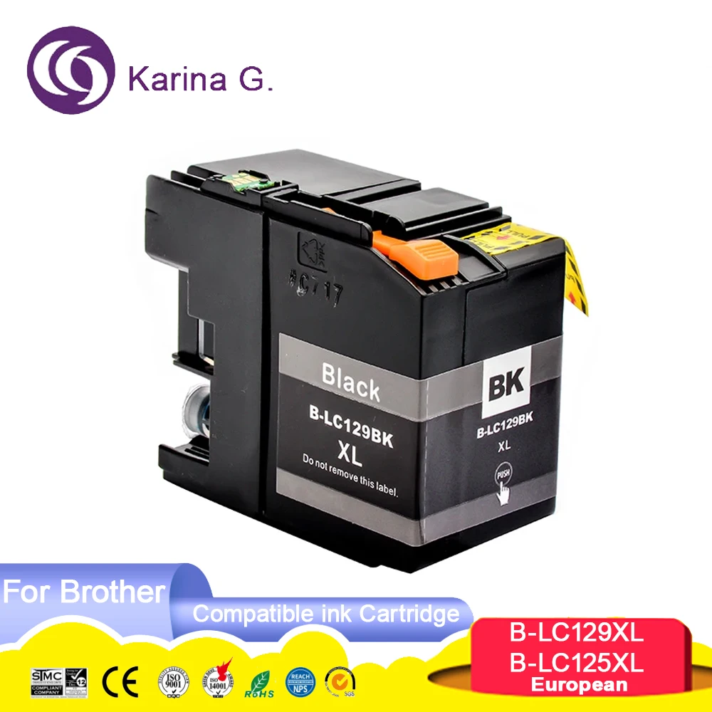 LC129XL LC125XL LC125 LC129 Premium Color Compatible Printer Ink Cartridge For