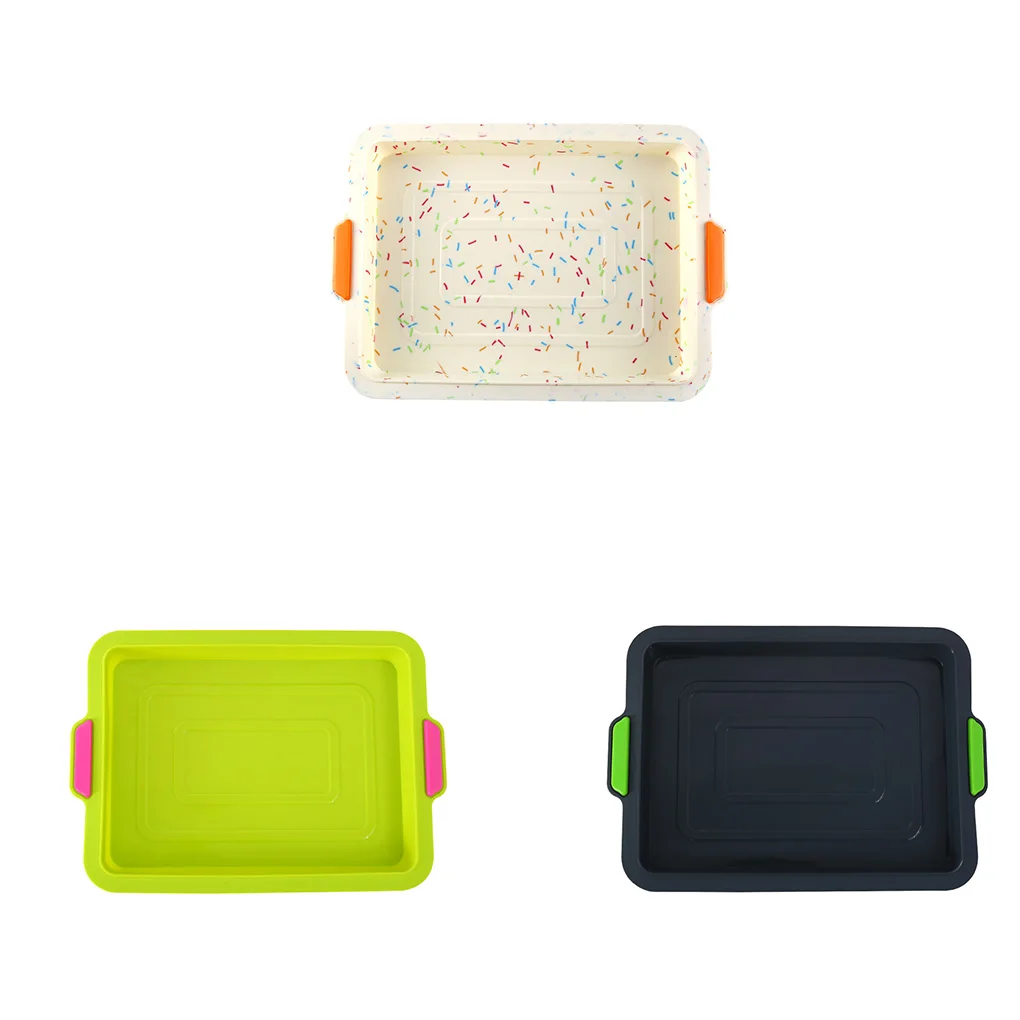 

Silicone Baking Tray Bread Mold Cake Pudding Microwave Oven Sheets