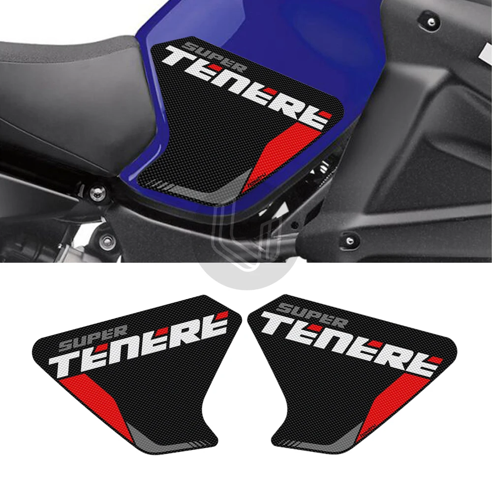 For Yamaha Super Tenere XT1200Z 2012-2020 Motorcycle Anti slip Tank Pad 3M Side Gas Knee Grip Traction Pads Protector Sticker for kawasaki z900 17 20 motorcycle tank traction pad side gas knee grip protector anti slip sticker with a super strong 3m adhe