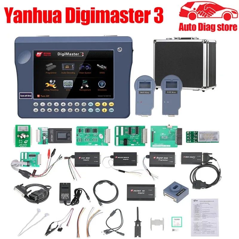 

Original Yanhua Digimaster 3 DIGIMASTER III Odomet-er Correction Master No Token Limitation Mileag-e Correction