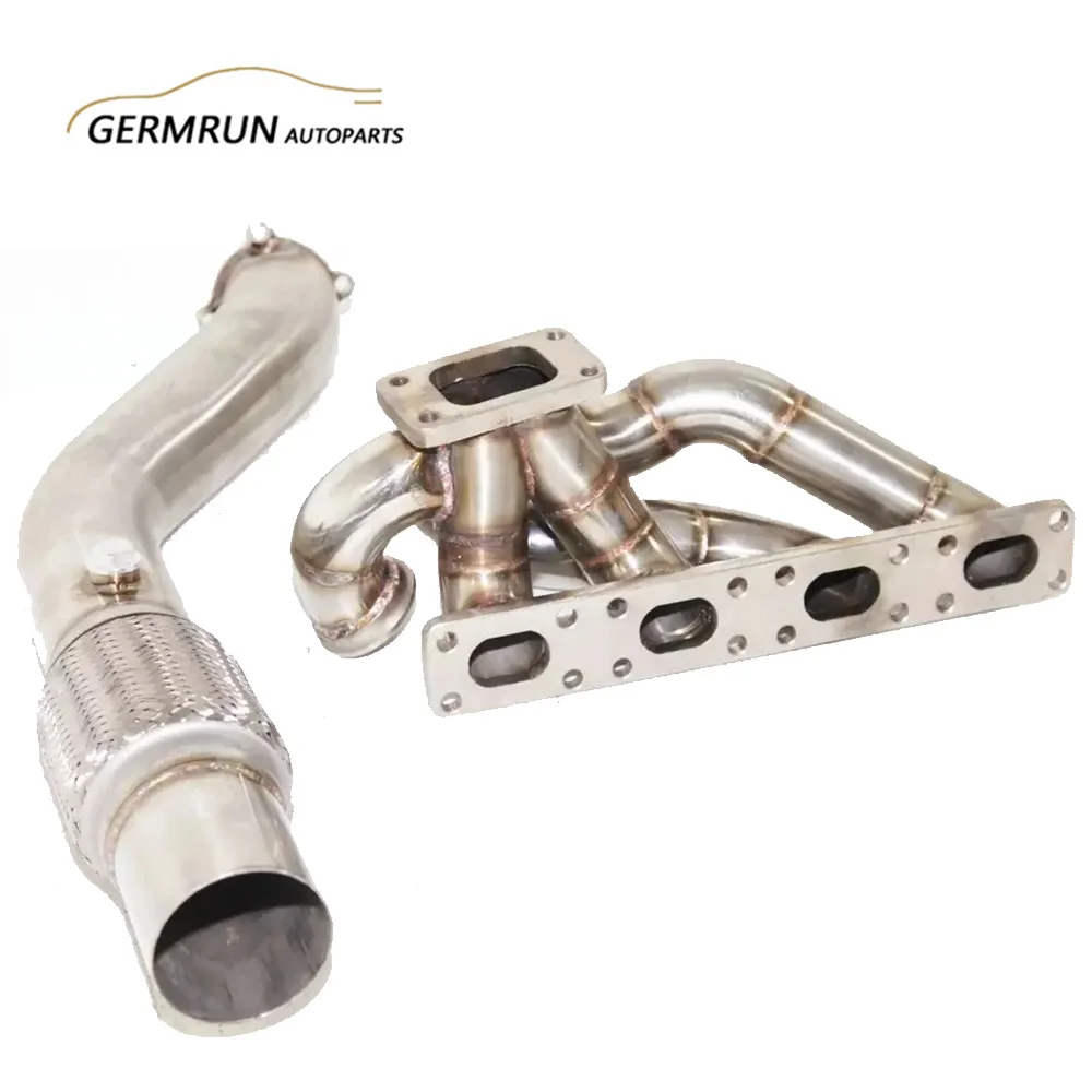 Testata In Acciaio Inox Turbo Manifoldl Con Downpipe Per Bmw E36 318I 318Is M40 M42 M43 M44 Dal 1992 Al 1998