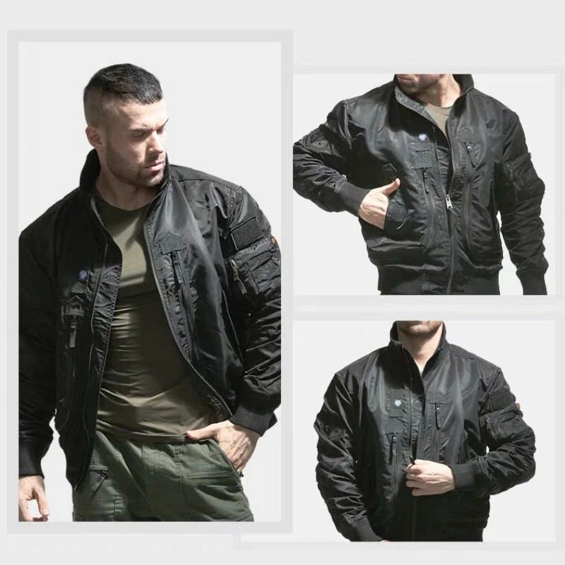 Tactical Bomber Jackets Fashionable Custom Men's Coat Military Camping Windproof Jackets Outdoor Sports Waterproof Jacket luxury