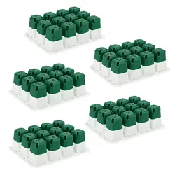 Eco - Friendly Silicone Seedling Starter Trays (Green 5 pcs)