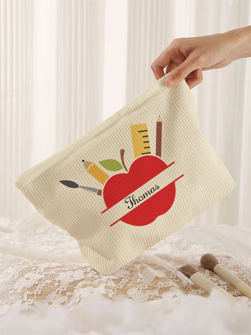 New women's makeup bag, customized photo makeup bag, zipper makeup bag, can be customized according to your unique design