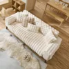 Thicken Imitation Rabbit Fur Plush Sofa Slipcover Non-slip Soft Sofa Towel Couch Cushion Cover for Living Room Modern Home Decor 6