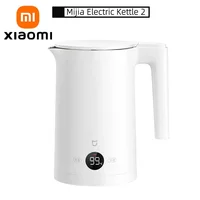 Xiaomi Mijia Electric Kettle 2 1.7L 1800W Fast Burning 304 Stainless Steel Double Layer Anti-scalding STR Hot Water Kettle 1