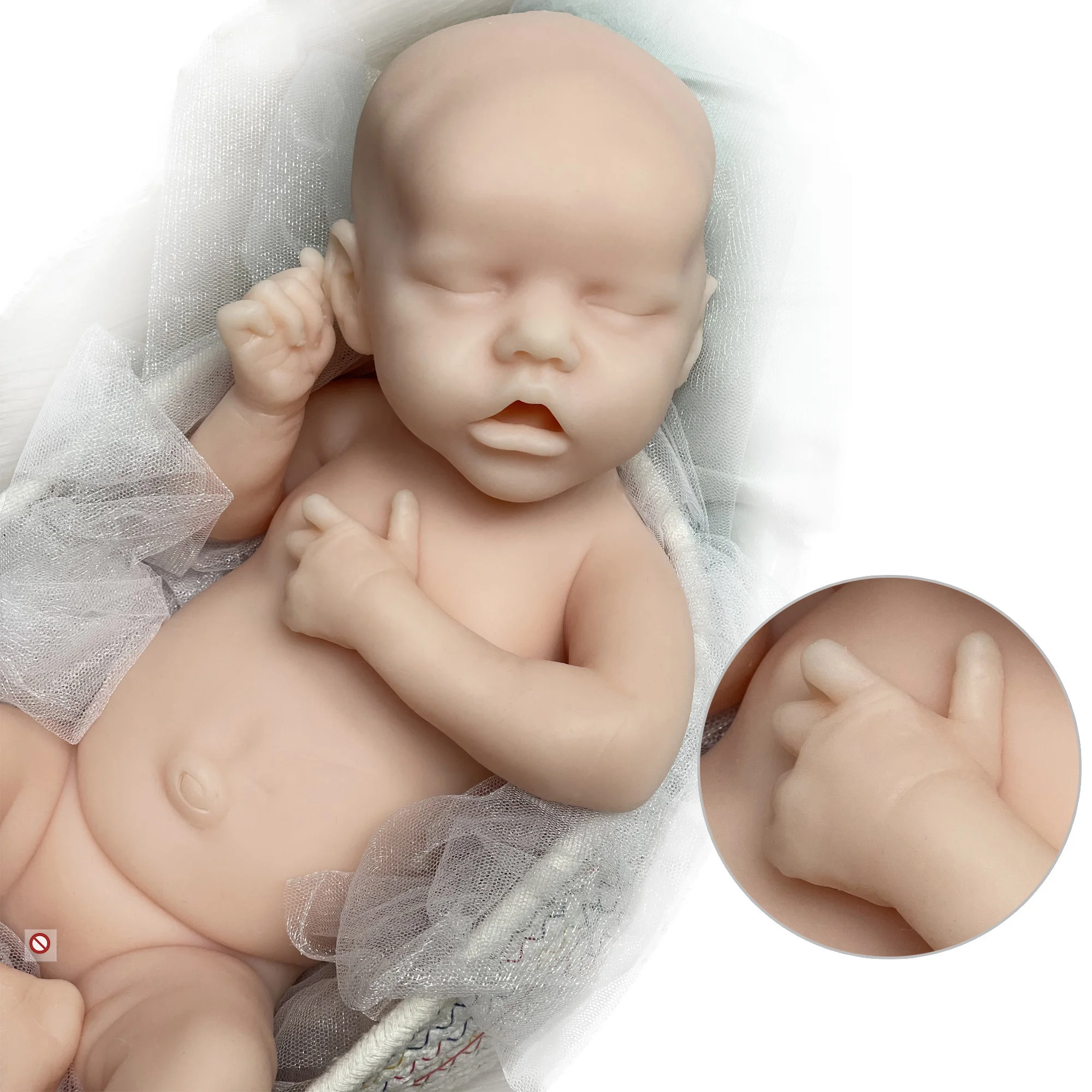 Full Solid Silicone 18 Inch Reborn Bebe реборн Handmade Silicone Baby Doll  Soft Realistic boneca bebê reborn de silicone Gifts - AliExpress