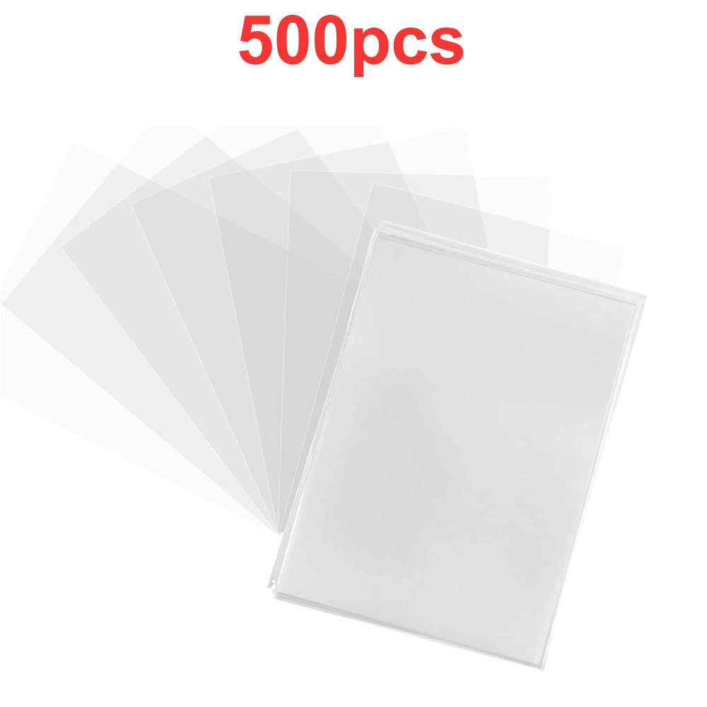 plastic sleeves for playing cards Amazon.com: 200 Hard Plastic Card Sleeves, Premium Baseball Card Protectors, 3"x 4" Trading Cards Sleeves, Sports Game Cards Holder Top Cases (100 Hard Sleeve + 100 Soft Sleeve) : Toys & Games