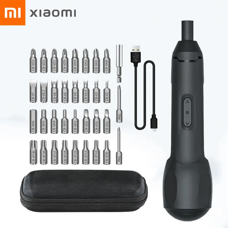Xiaomi Electric Screwdriver Rechargeable Mini Screw Driver Bits Kit