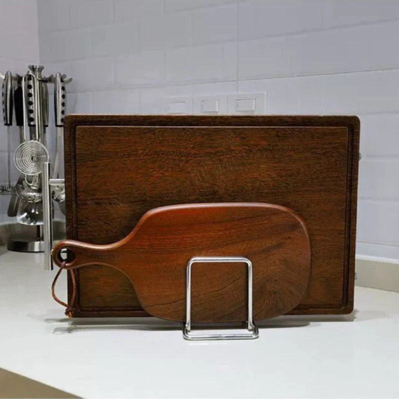 Cutting Board Holder Stainless Steel Cutting Board Rack Kitchen Organizer For Chopping Board Kitchen Storage Organization Rack 4